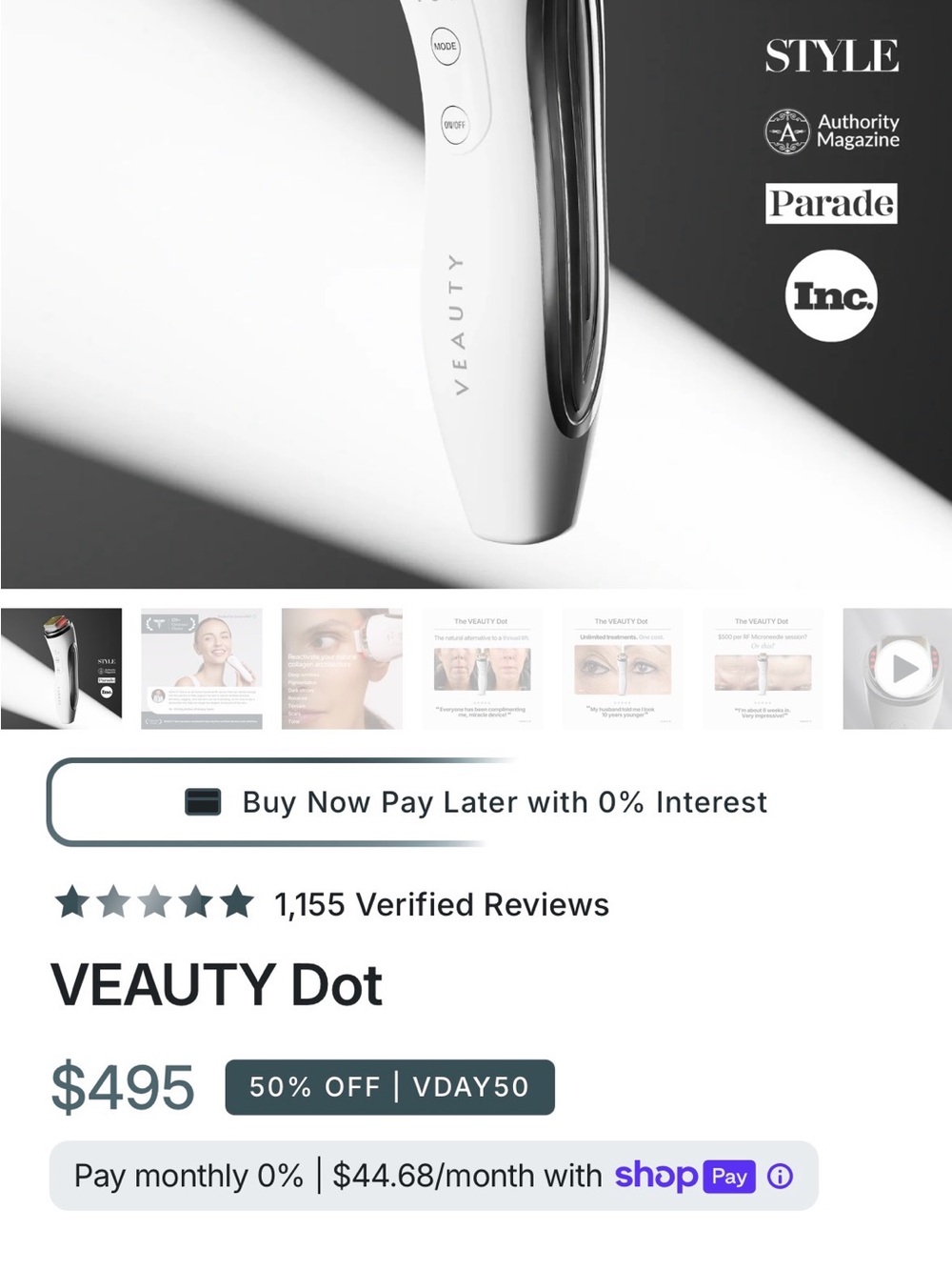 VEAUTY DOT RF Device - Picture 2 of 4